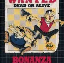 Bonanza Bros. — обложка Sega Mega Drive