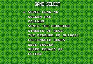 Mega Games 10 in 1 — обложка Sega Mega Drive