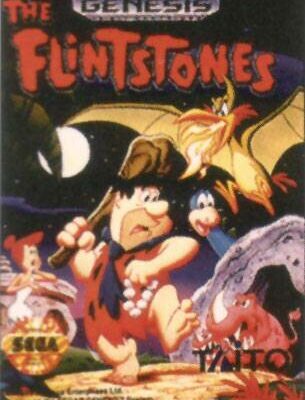 Flintstones, The + русская версия — обложка Sega Mega Drive