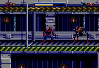 Spider-Man - The Animated Series — обложка Sega Mega Drive