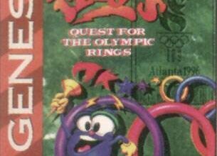 Izzy's Quest for the Olympic Rings — обложка Sega Mega Drive