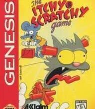Itchy and Scratchy Game, The — обложка Sega Mega Drive