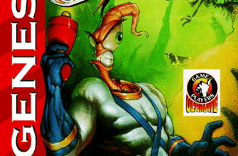 Earthworm Jim + русская версия — обложка Sega Mega Drive