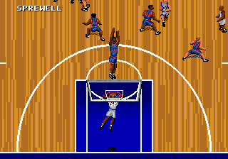 NBA Action '95 — скриншот Sega Mega Drive