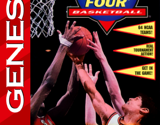 NCAA Final Four College Basketball — обложка Sega Mega Drive