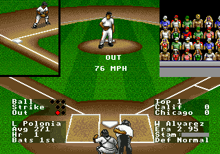 RBI Baseball 94 — скриншот Sega Mega Drive