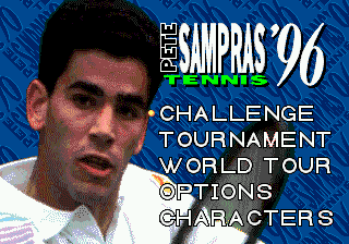 Pete Sampras Tennis 96 — скриншот Sega Mega Drive