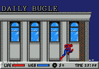 Spider-Man vs The Kingpin — скриншот Sega Mega Drive