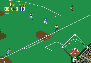 MLBPA Sports Talk Baseball — скриншот Sega Mega Drive