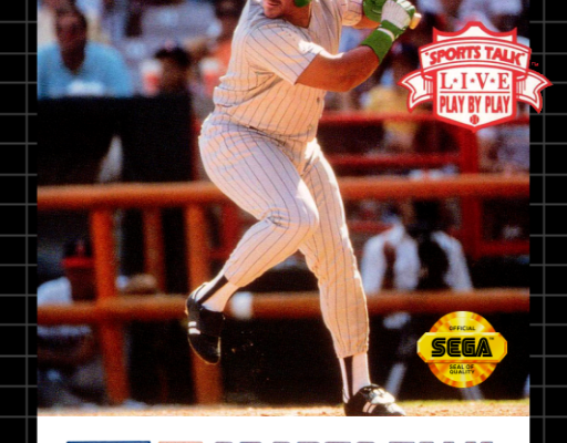 MLBPA Sports Talk Baseball — обложка Sega Mega Drive