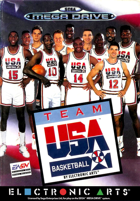 Team USA Basketball — обложка Sega Mega Drive