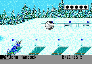 Olympic Winter Games - Lillehammer 94 — скриншот Sega Mega Drive