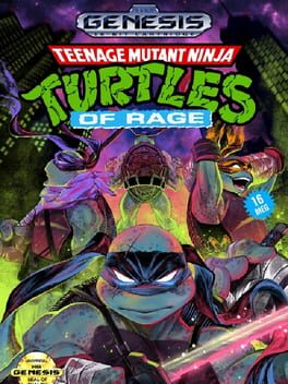 Teenage Mutant Ninja Turtles — обложка Sega Mega Drive