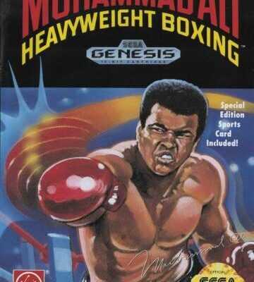Muhammad Ali Heavyweight Boxing — обложка Sega Mega Drive