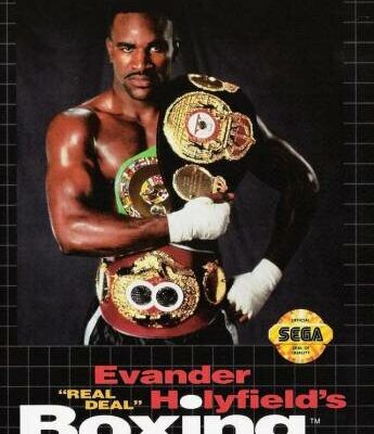Evander Holyfield's Real Deal Boxing — обложка Sega Mega Drive