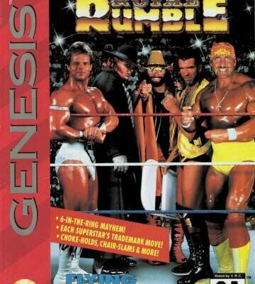WWF Royal Rumble — обложка Sega Mega Drive