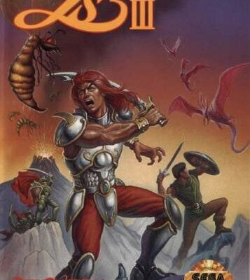 Ys III - Wanderers from Ys — обложка Sega Mega Drive