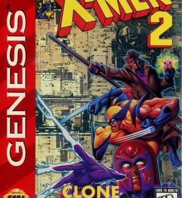 X-Men 2 - Clone Wars + русская версия — обложка Sega Mega Drive