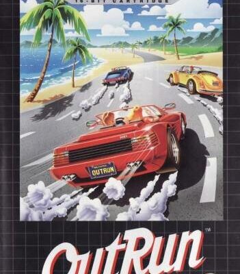 OutRun — обложка Sega Mega Drive