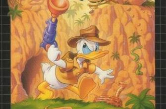 Quack Shot Starring Donald Duck — обложка Sega Mega Drive
