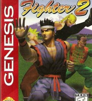 Virtua Fighter 2 — обложка Sega Mega Drive