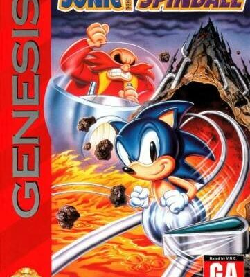 Sonic Spinball — обложка Sega Mega Drive