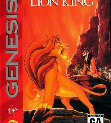 Lion King, The + русская версия — обложка Sega Mega Drive