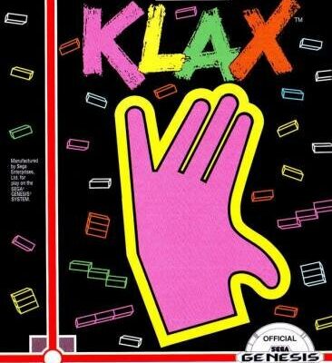 Klax + русская версия — обложка Sega Mega Drive