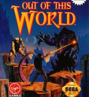 Out of this World — обложка Sega Mega Drive