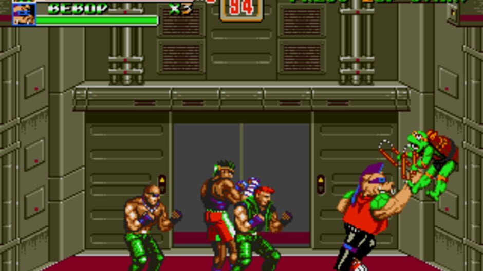 Teenage Mutant Ninja Turtles — скриншот Sega Mega Drive